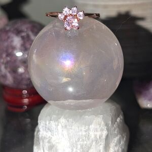 Brand new adjustable paw print ring 🐾